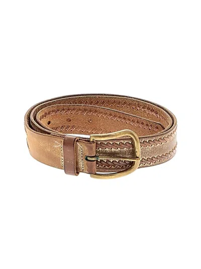 Pre-owned Nine West Leather Belt In Brown