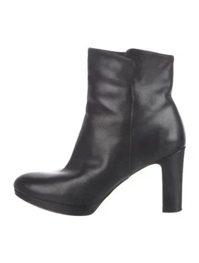 Pre-owned Nine West Leather Boots In Black