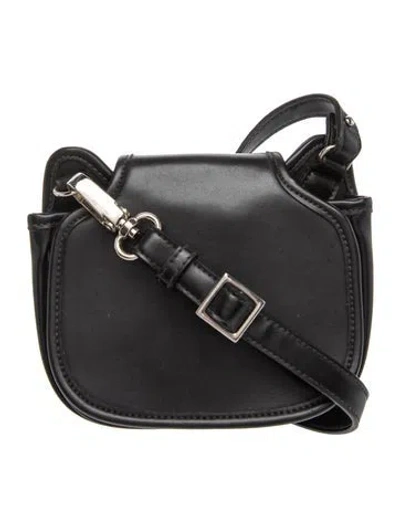 Pre-owned Nine West Leather Shoulder Bag In Black