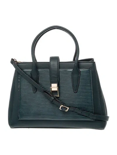 Pre-owned Nine West Leather Shoulder Bag In Blue
