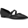 Nine West Leeza Mary Jane Flat In Black