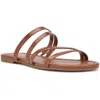 Shop Nine West Leonna3 Womens Laceless Faux Leather Slide Sandals In Multi