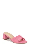 Nine West Lidey Slide Sandal In Pink