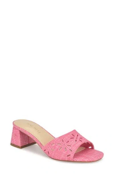 Nine West Lidey Slide Sandal In Pink