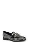 Nine West Lilma Womens Embellished Textured Slip-on Sneakers In Black Crystal