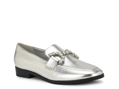 Nine West Lilpa Loafer In Silver