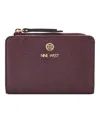 Nine West Lockup 9s Zip Around Card Case