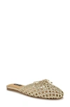 Nine West Lolah Mule In Gold