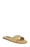 Nine West Lolipop Slide Sandal In Light Natural