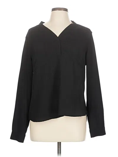 Pre-owned Nine West Long Sleeve Blouse In Black