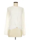 Nine West Long Sleeve Blouse In Ivory
