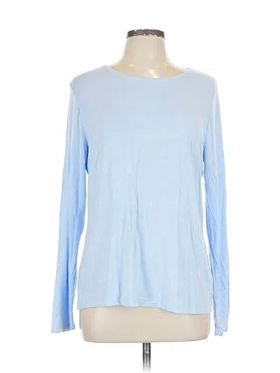 Pre-owned Nine West Long Sleeve T-shirt In Blue