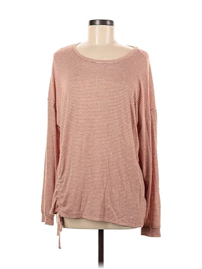 Pre-owned Nine West Long Sleeve T-shirt In Pink