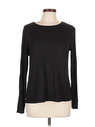 Pre-owned Nine West Long Sleeve T-shirt In Black