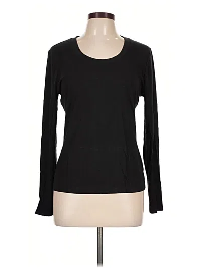 Pre-owned Nine West Long Sleeve T-shirt In Black