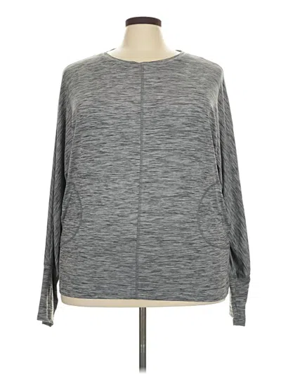 Pre-owned Nine West Long Sleeve T-shirt In Gray
