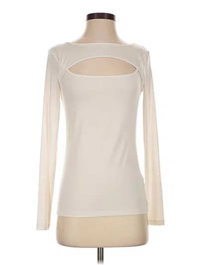 Pre-owned Nine West Long Sleeve T-shirt In Ivory