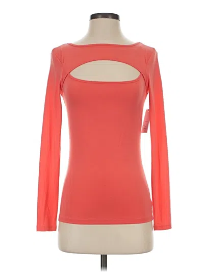 Pre-owned Nine West Long Sleeve T-shirt In Orange
