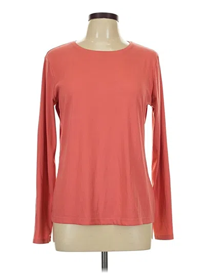 Pre-owned Nine West Long Sleeve T-shirt In Orange