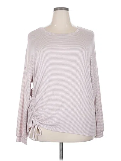 Pre-owned Nine West Long Sleeve T-shirt In Pink