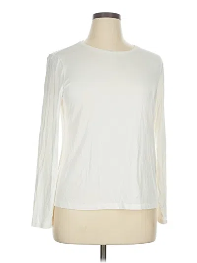 Pre-owned Nine West Long Sleeve T-shirt In White