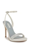 Nine West Zadien Womens Dressy Open Toe Pumps In Off White