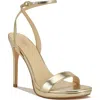 Nine West Lorent Sandal In Gold