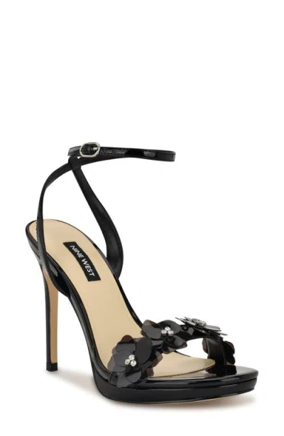 Nine West Lovely Ankle Strap Sandal In Black