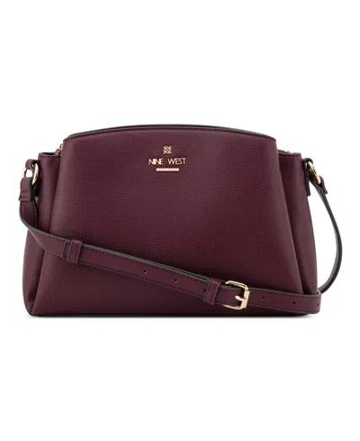 Nine West Luela Small Crossbody Handbag In Purple