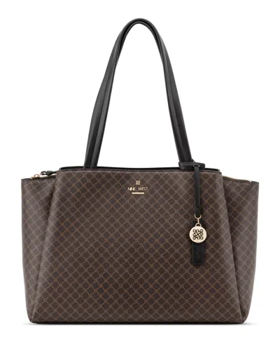 Nine West Luela Tech Extra-large Tote Handbag In Multi