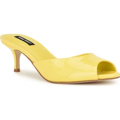 Nine West Luvlie Kitten Heel Slide Sandal