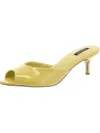 NINE WEST LUVLIE3 WOMENS PATENT LEATHER ALMOND TOE HEELS