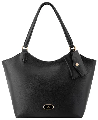 Nine West Lyra Multi Laptop Large Tote Bag In Black