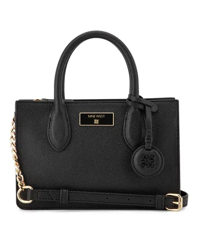 Nine West Magdalina Mini Tote Crossbody Bag In Black
