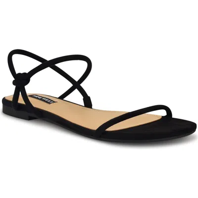 Nine West Maizy Ankle Strap Sandal In Black