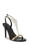 Nine West Miaza T-strap Stiletto Sandal In Black