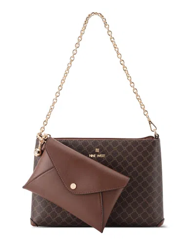 Nine West Marissa Convertible Small Wristlet Shoulder Handbag