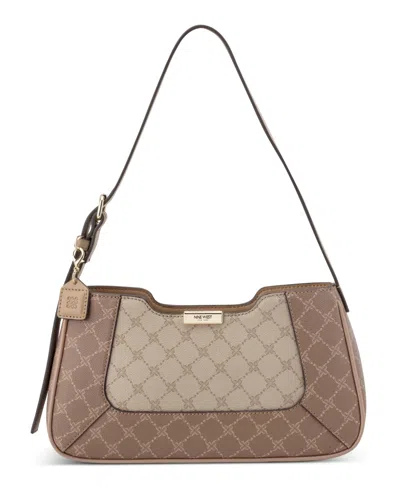 Nine West Marly Small Shoulder Bag In Brown