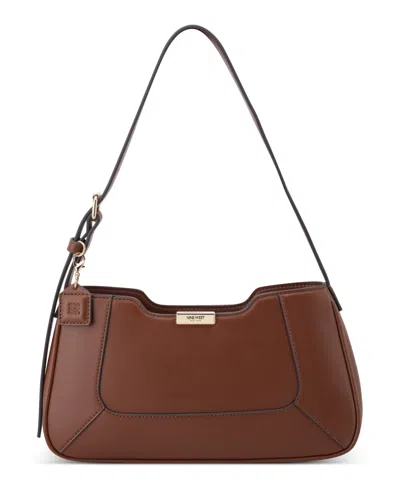 Nine West Marly Small Shoulder Bag In Brown