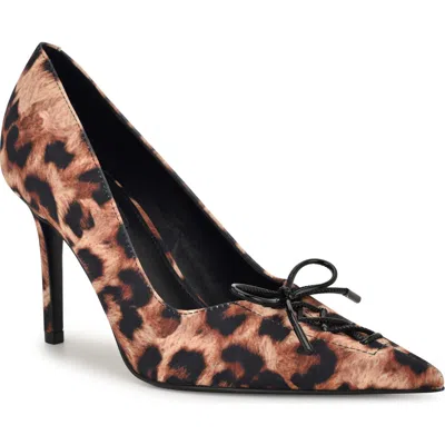 Nine West Marsen Pointed Toe Pump In Brown