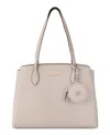 Nine West Mary Carryall Large Satchel Bag In Gray