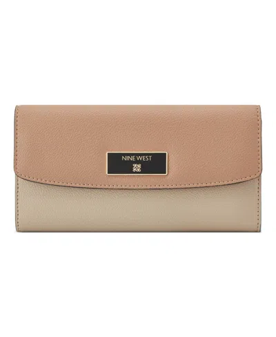 Nine West Mary Checksec Zipper Wallet
