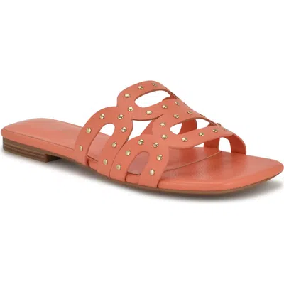 Nine West Mckinna 3 Sandal In Orange