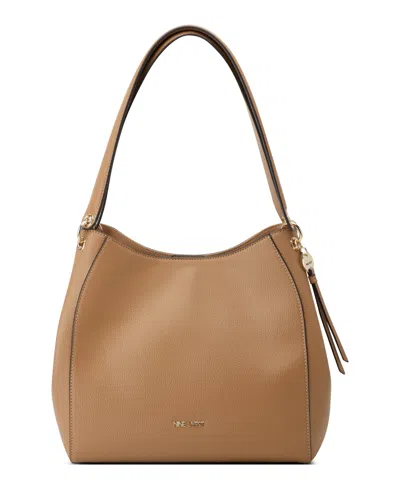 Nine West Meara Large Carryall Bag In Dark Camel