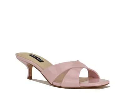 Nine West Merlana Kitten Heel Sandal In Pink