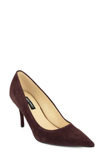 Nine West Merran Pointed Toe Pump In Brown