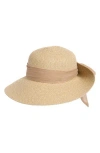 Nine West Metallic Bow Floppy Hat