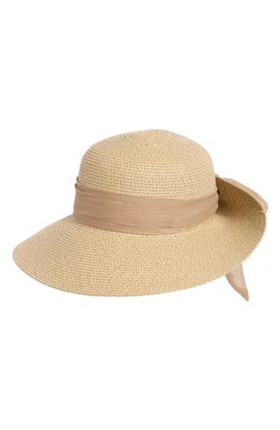 Nine West Metallic Bow Floppy Hat