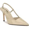 Nine West Mianda Pointed Toe Slingback Pump In White