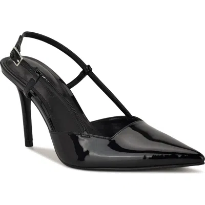Nine West Mianda Pointed Toe Slingback Pump In Black